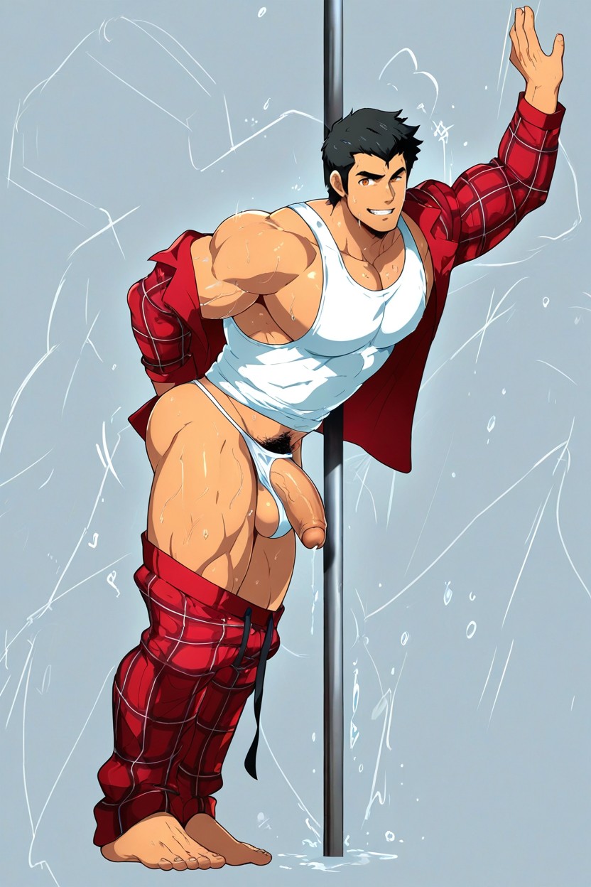 Sketch, Lying Down, Broad Shoulders Porno IA Gay
