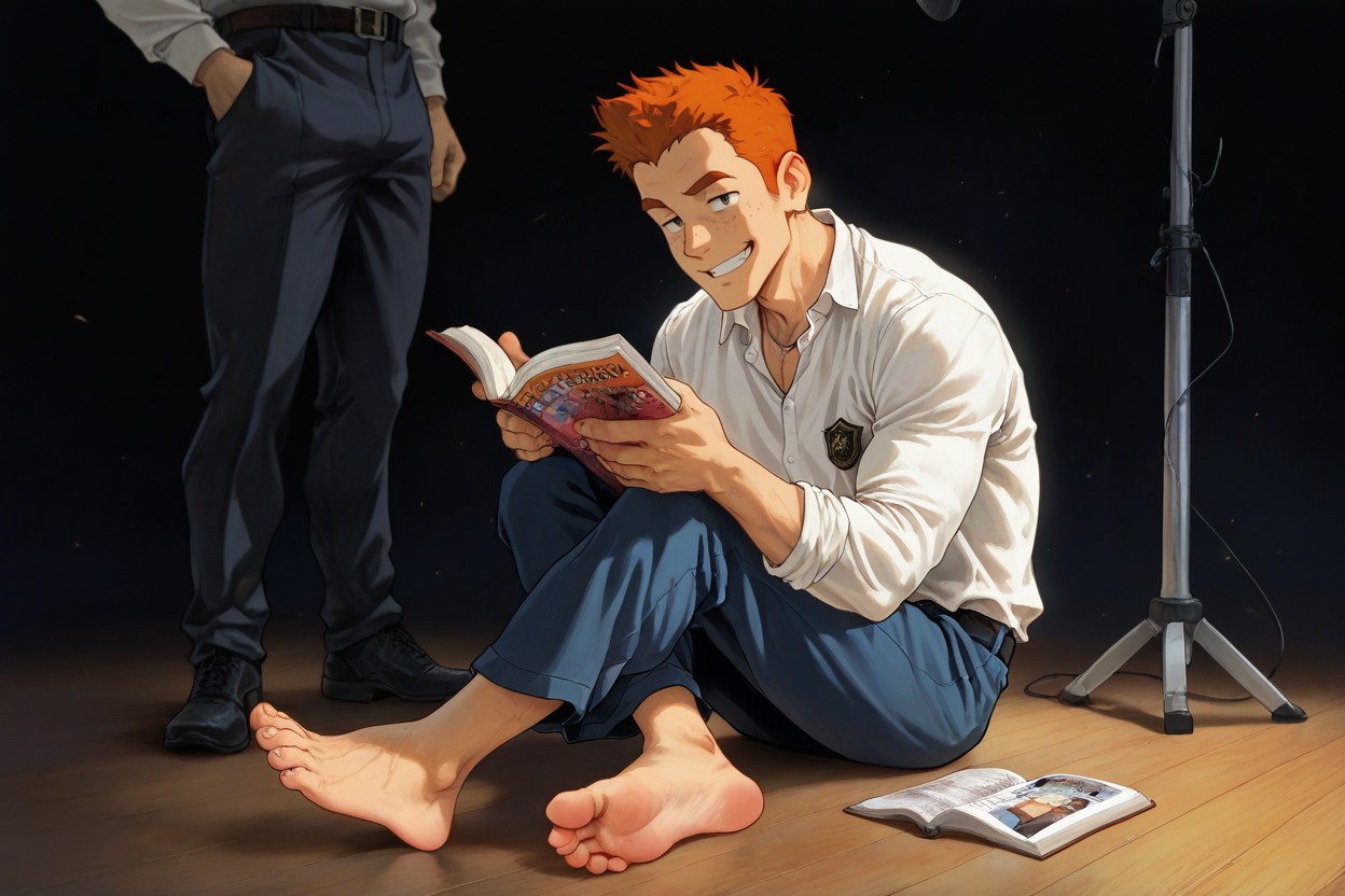 Blushed, Ginger, Scary AI Gay Porn