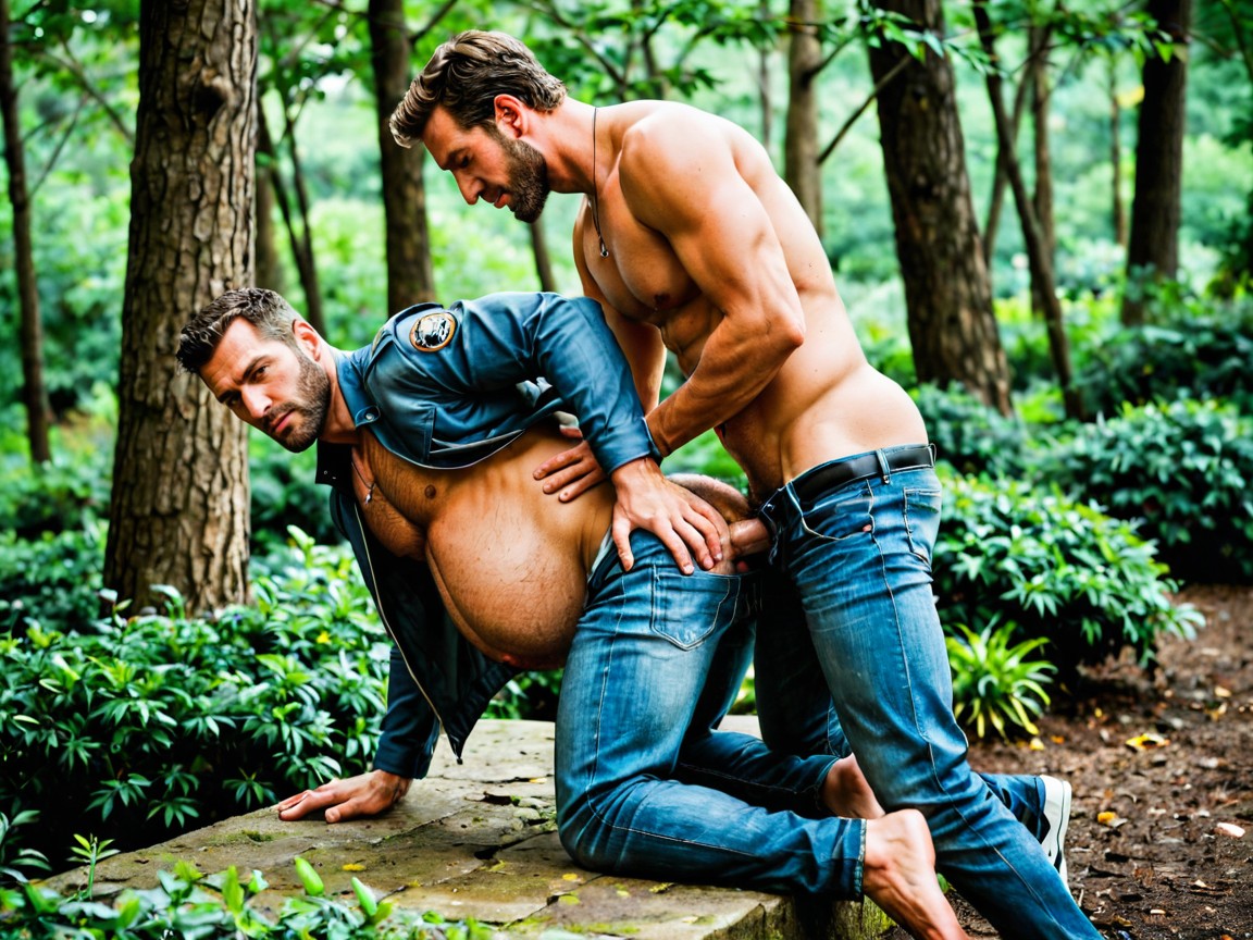 Anal Sex With Only Men, Masculine, Doggy Style Gay Anal Sex AI Gay Porn