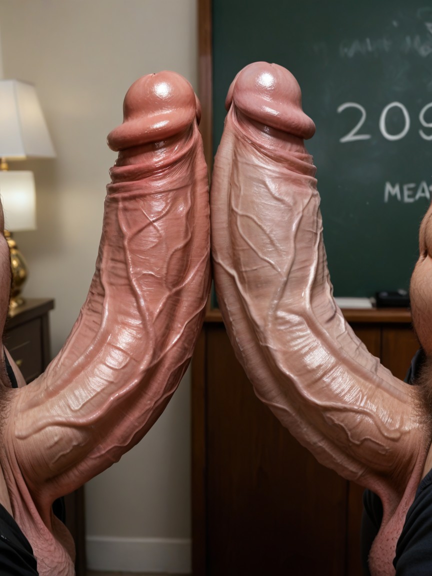 Glans, Gigantic Glans, Large Thick Hard Cocks AI Gay Porn