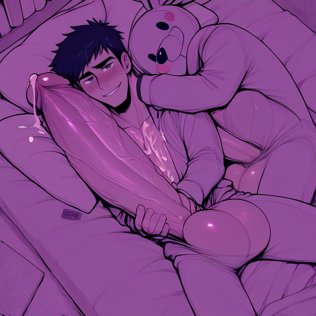 18+, Helping Hand, Blushing Face Porno IA Gay