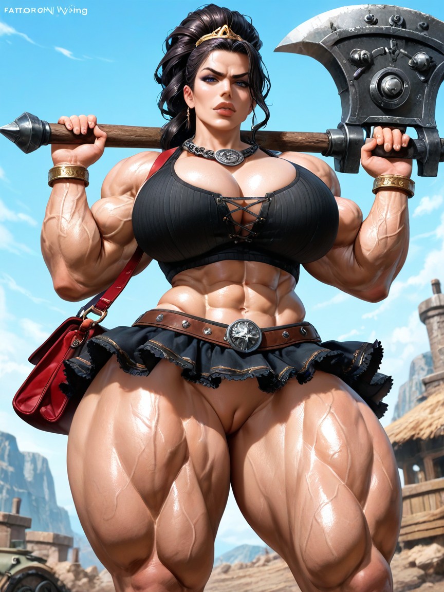 Standing, Muscle Trapez, Filled Lips KI Schwulenporno
