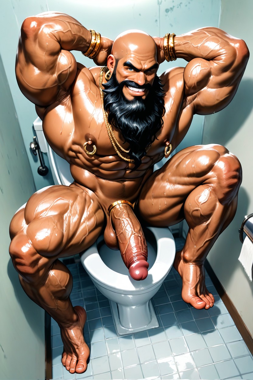 Clothes On Floor, Thick Eyebrowns, Long Black Beard Porno IA Gay