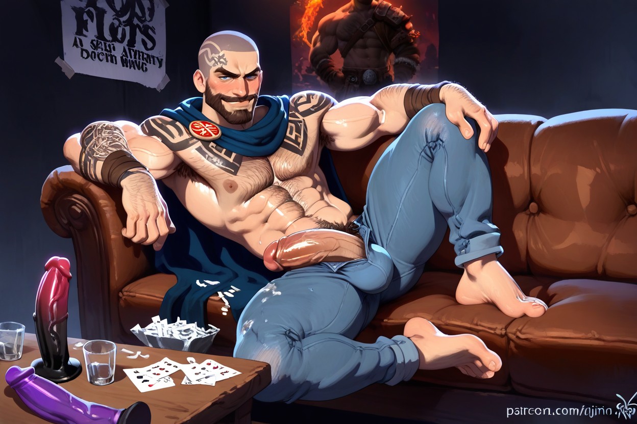 Thick Thighs, Fit, Incredibly Smug AI Gay Porn