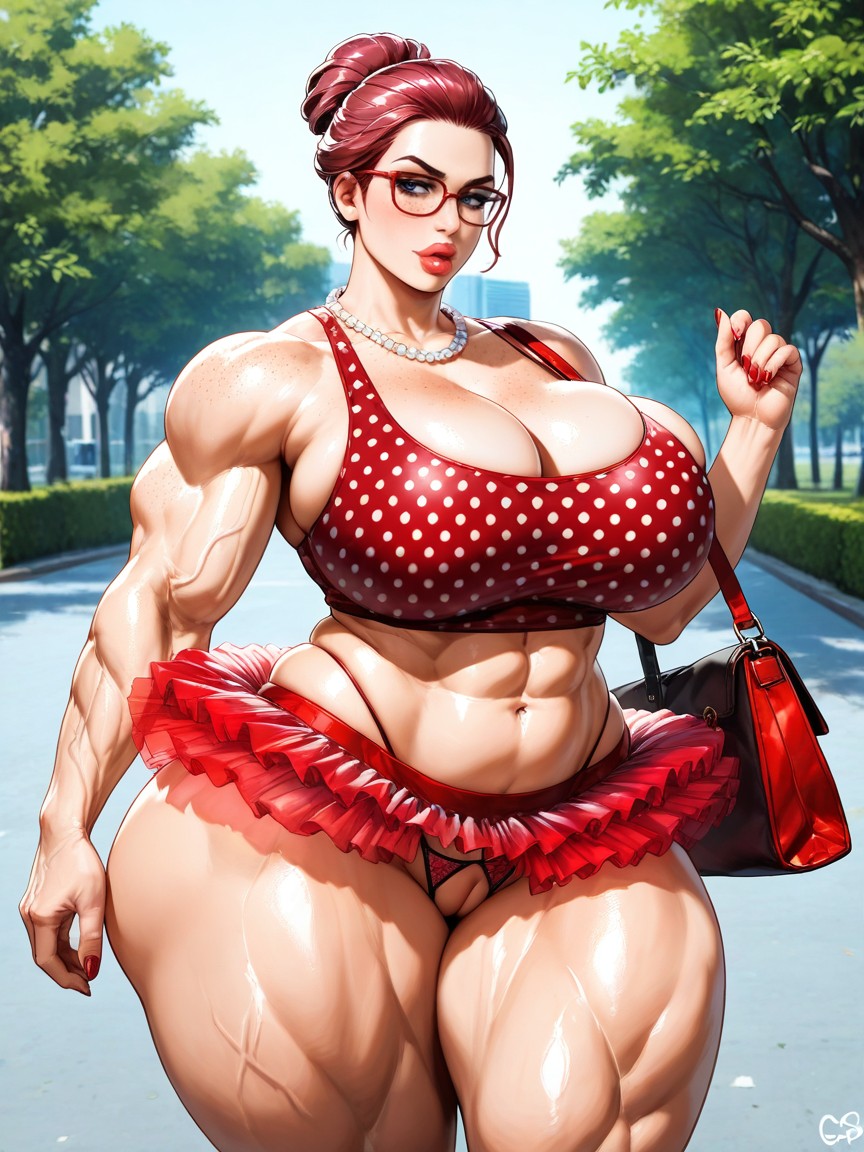 Glasses, Thick, Bimbo AI Gay Porn