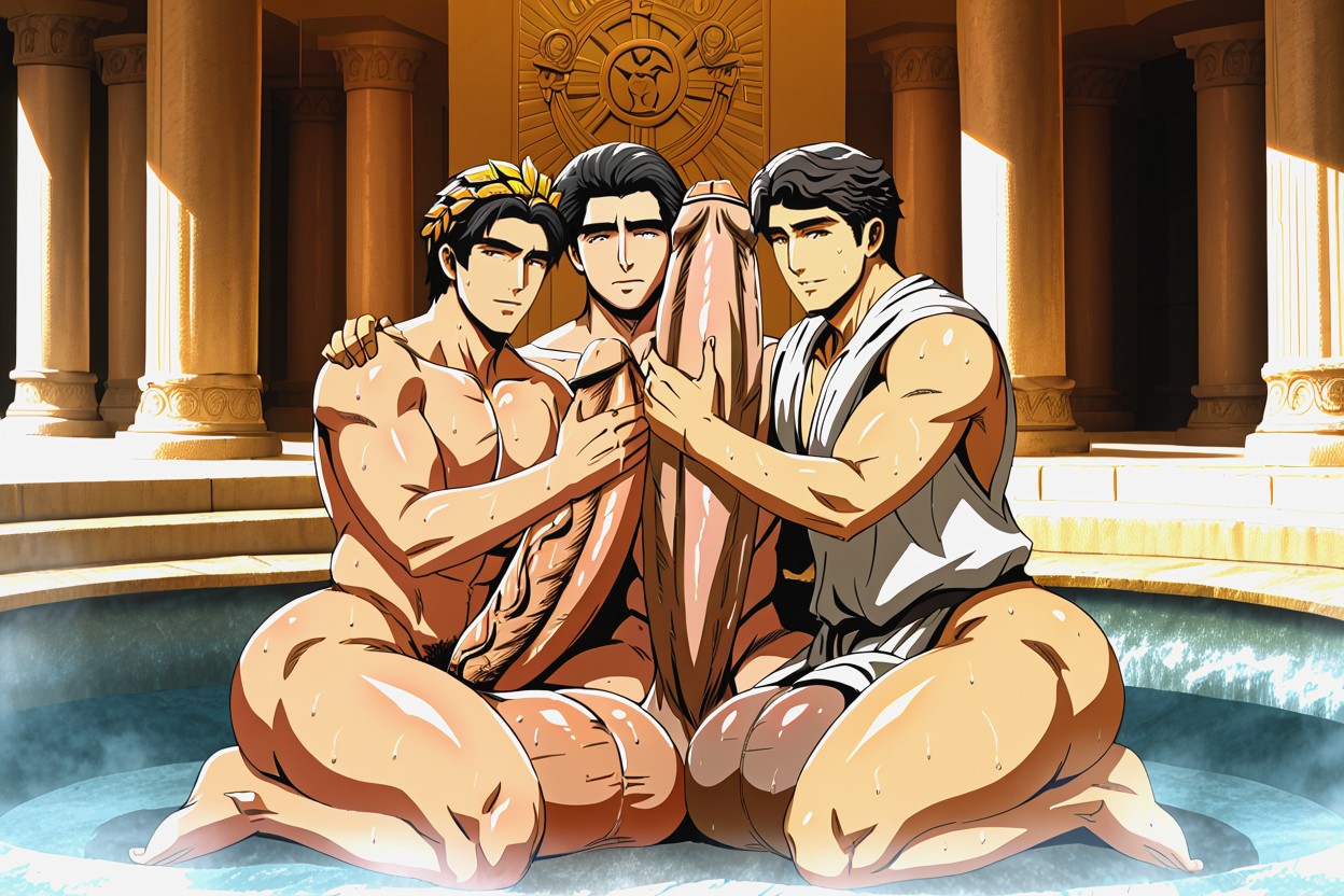 Harem, Kneeling, Magic AI Gay Porn