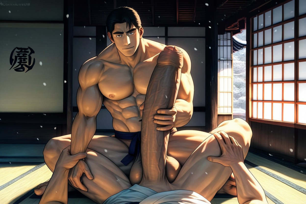 Scary, Ancient Japan, Ancient Japanese Temple AI Gay Porn
