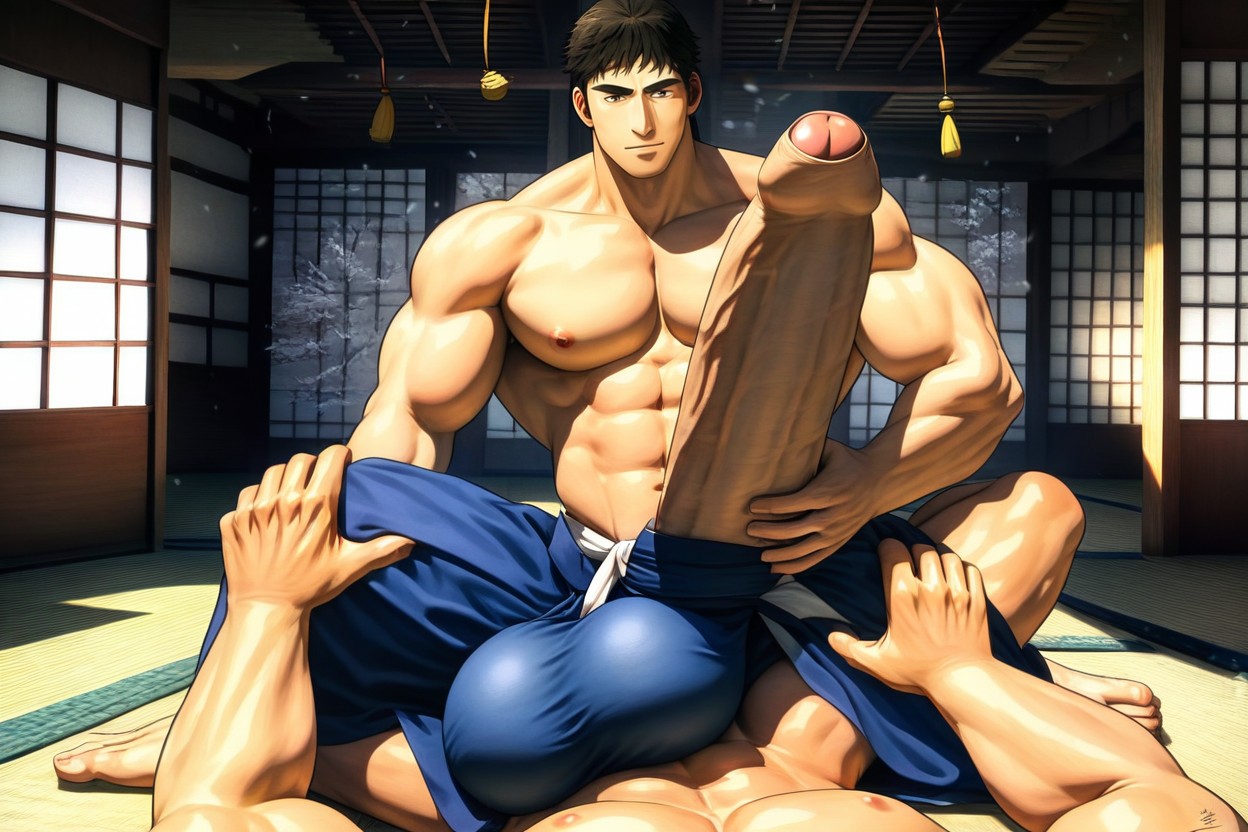 Squeezable, Hyper Cock In The Way Of Wrestling, St Person Pov AI Gay Porn