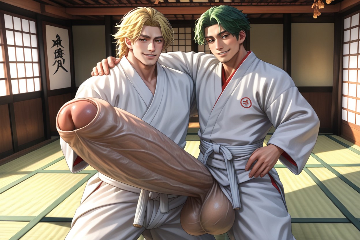 Slutboy, Tatami, Smug Expression AI Gay Porn