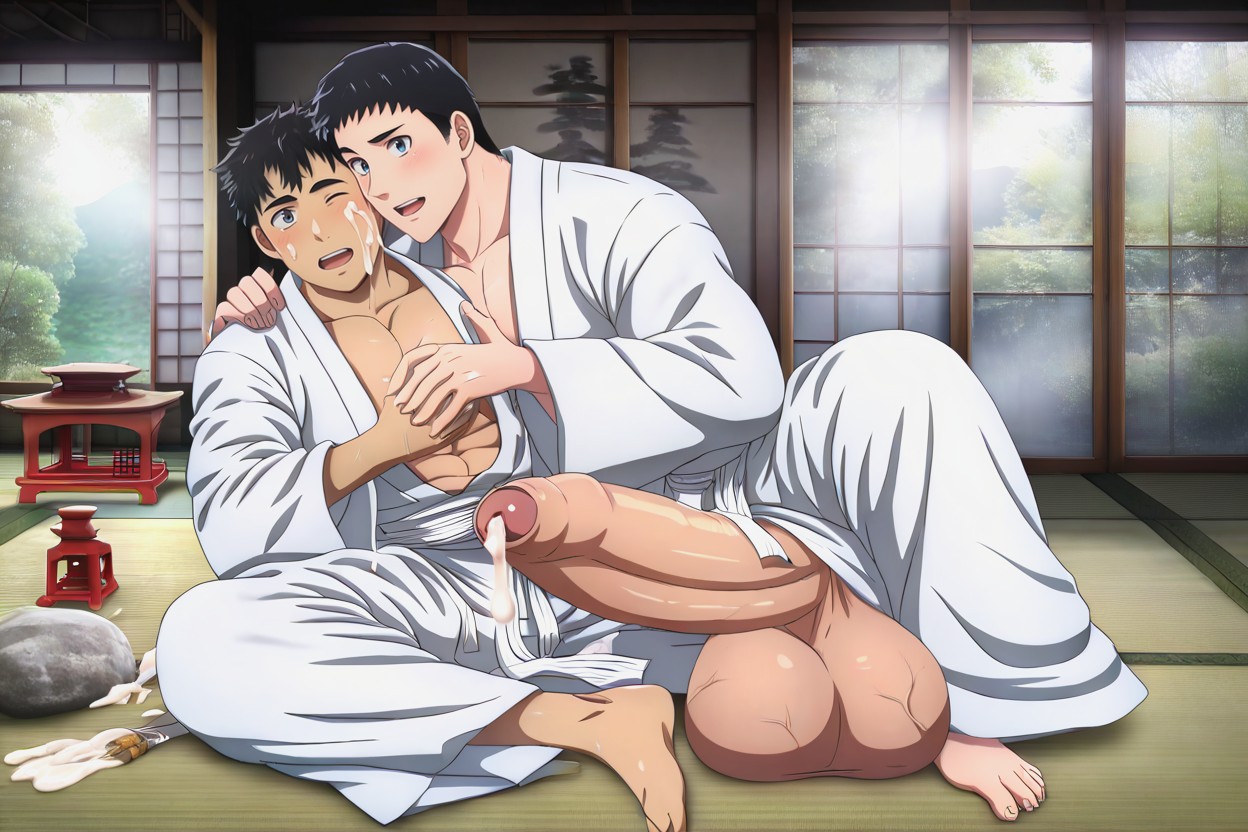 One Singular Cock, Squeezable, St Person Pov AI Gay Porn