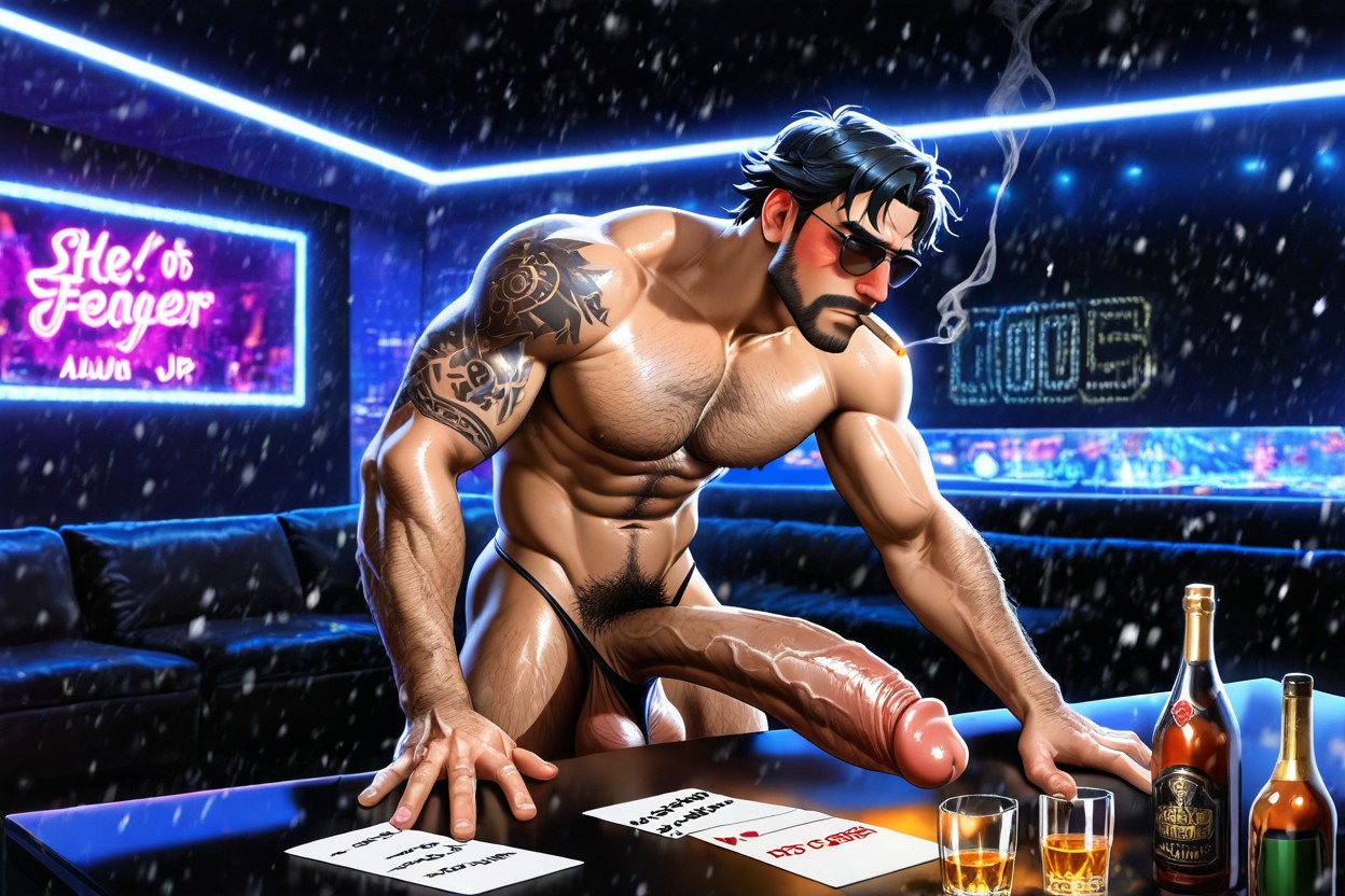 Getting High, Win Coke Letters, Cocaine Powers AI Gay Porn