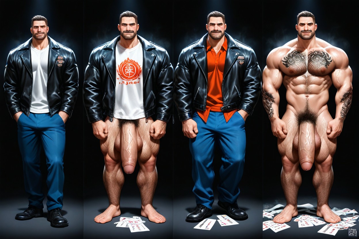 Vip Luxury Club, Partying, Is Standing Both Hands In Pockets AI Gay Porn