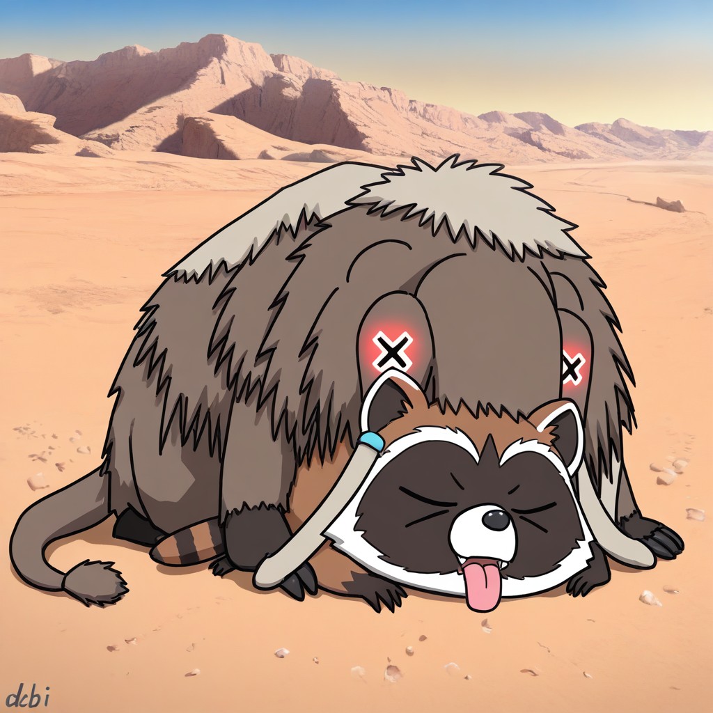 Extremely Simplified Style, Desert, Desert AI Gay Porn