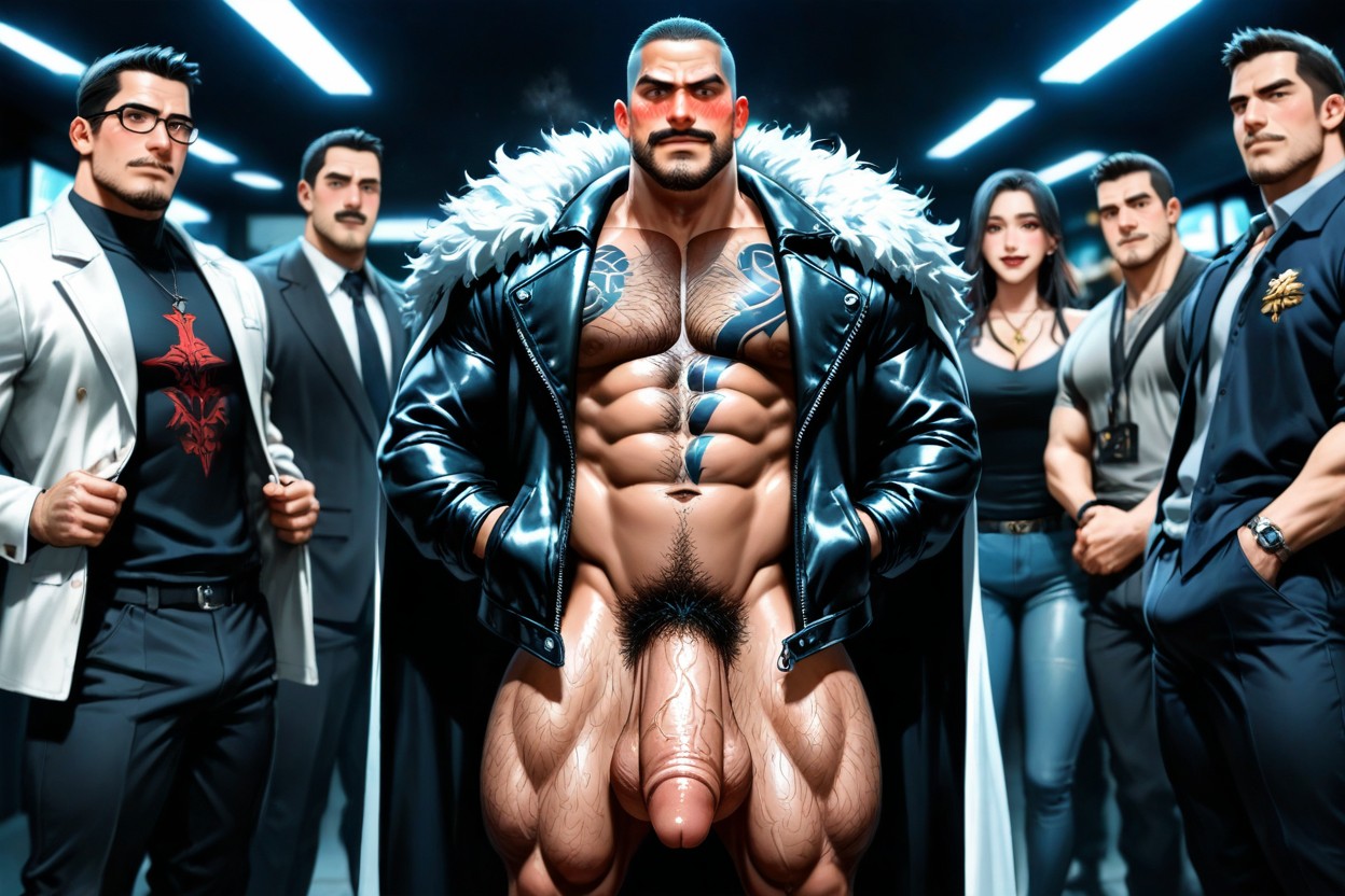 Shivering, Hairy Chest, Sexual Energy Powers AI Gay Porn