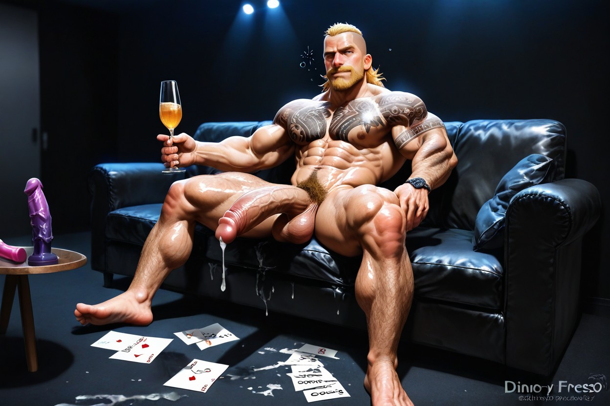 Blushing, He Tells You You're The Lucky Winner, He's Straight But He Loves Fucking Any Ass AI Gay Porn