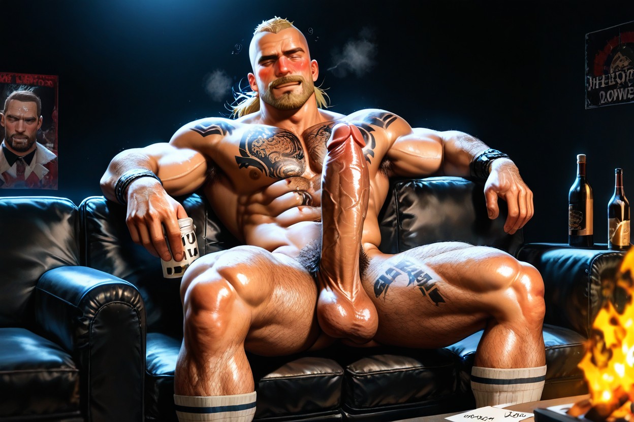 Domination, Vip Escort, Messy Hair AI Gay Porn