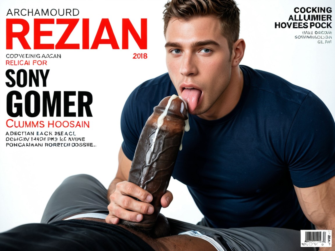 Huge Plump Balls, Tongue Out, Exhibitionism AI Gay Porn