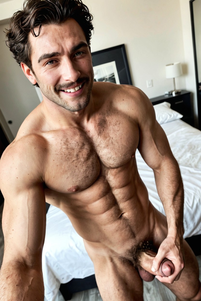 Hdr, Standing, Happy AI Gay Porn