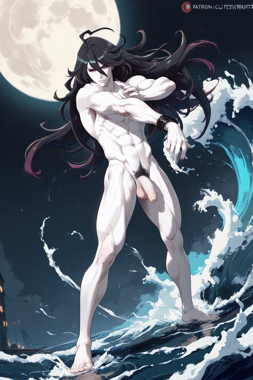 Water, Kajinman Style, Night AI Gay Porn