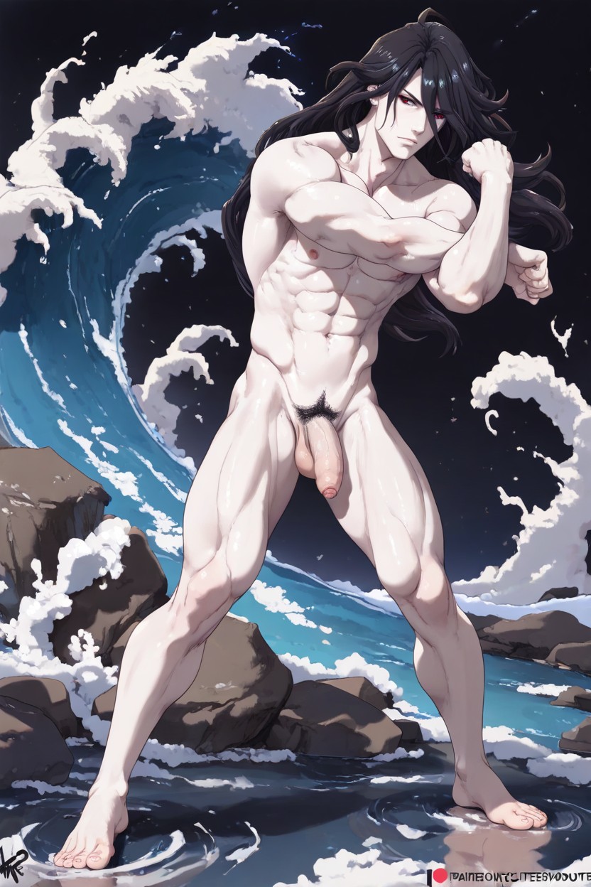 Plain Background, 25+, Night AI Gay Porn
