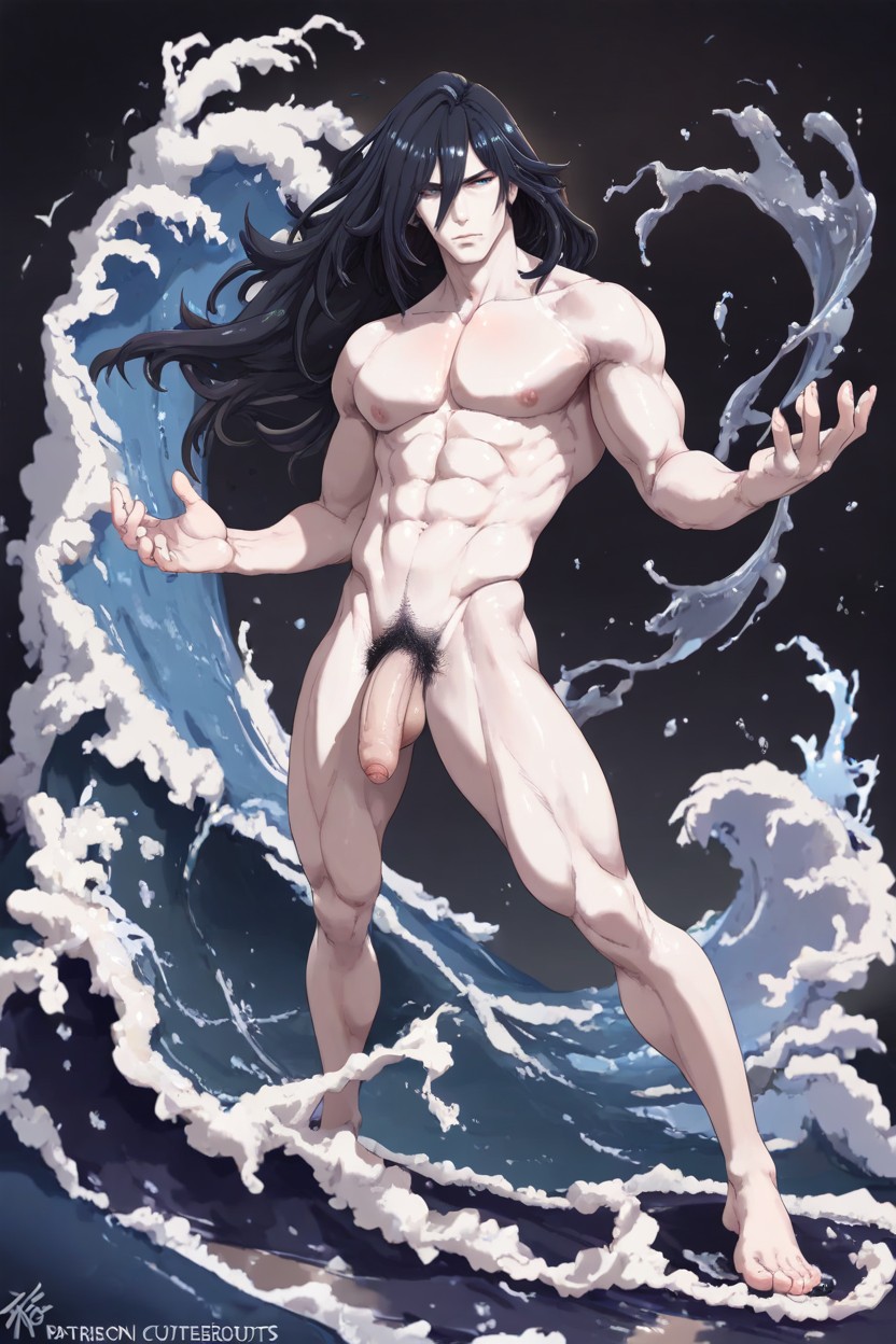 Cutesexyrobutts Style, Hair Made Of Water, Naked AI Gay Porn