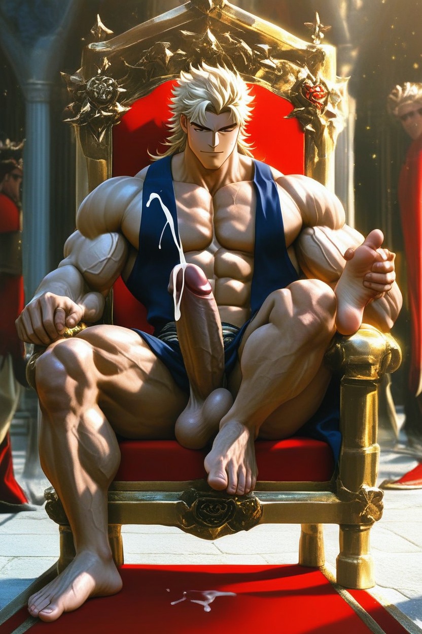 Standing, One Leg Up, Full Body AI Gay Porn