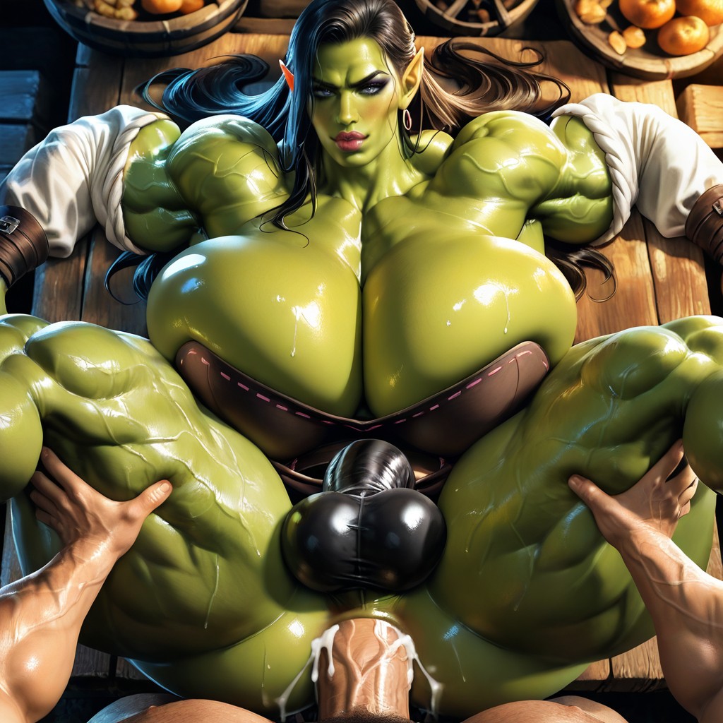 Shiny Skin, Sakimichan Artstyle, Textured Breasts 게이 AI 포르노