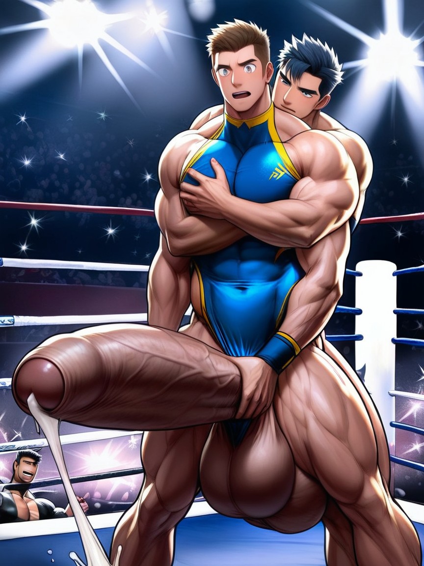 Impossibly Long And Thick Hyper Cock, Exhibitionism, Gay AI Gay Porn