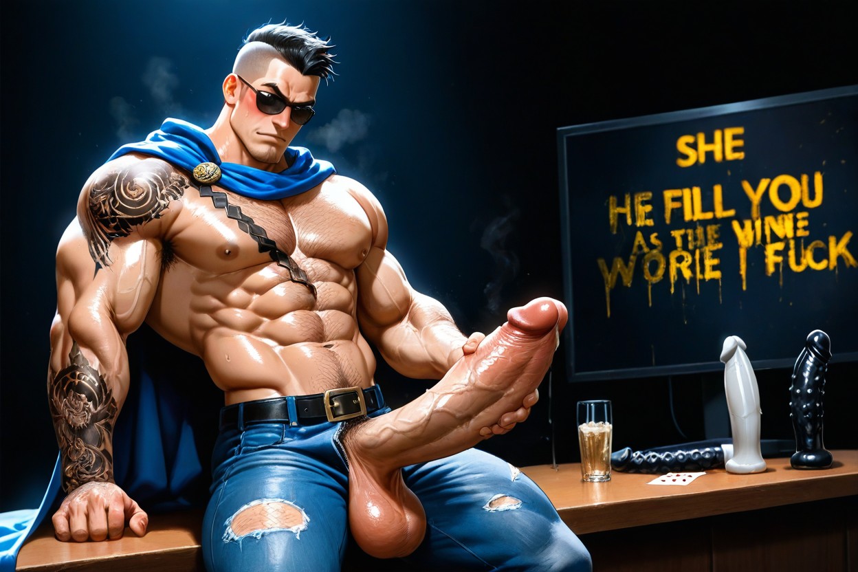 Sunglasses, Cocaine Powers, He Fucks You Like Coked Up Sex Toy Porno IA Gay