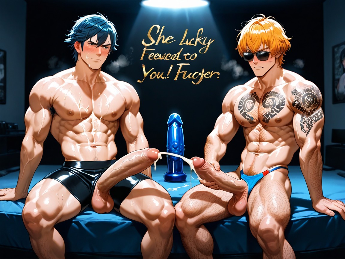Dark Dominant Look, Pony Cock, Vip Escort AI Gay Porn