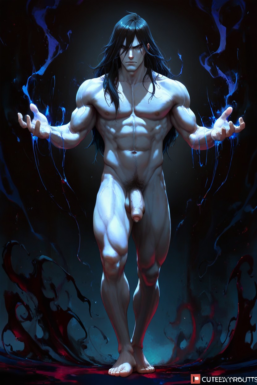 창백한 피부, Darkness, Solo 게이 AI 포르노