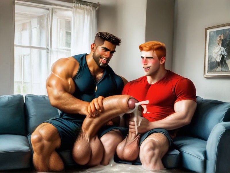 Ultrarealistic, Gay, Photos Sous La Jupe Porno IA Gay