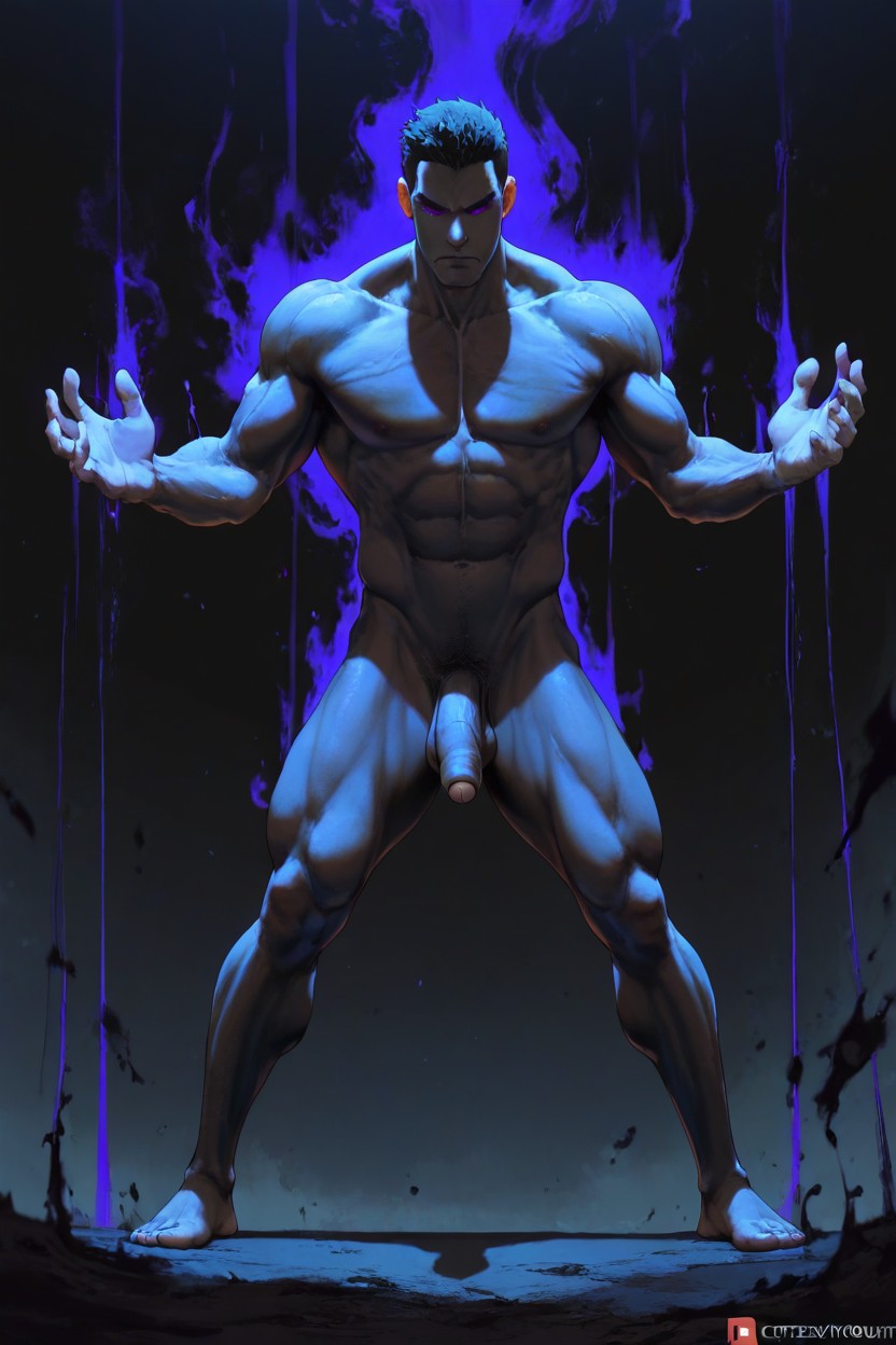 Skinny, Night, Zero Gravity AI Gay Porn