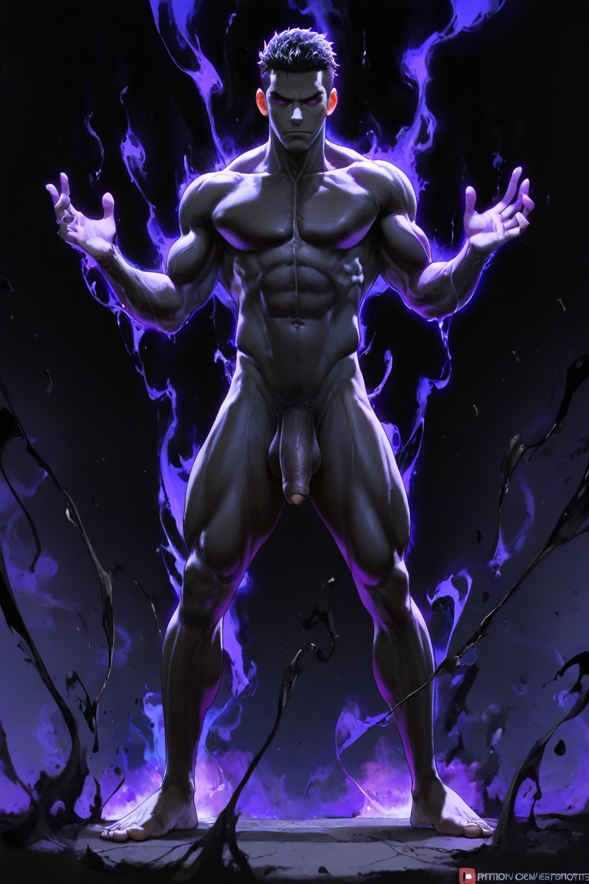 Cutesexyrobutts Style, Realistic, Black Void In Background 게이 AI 포르노