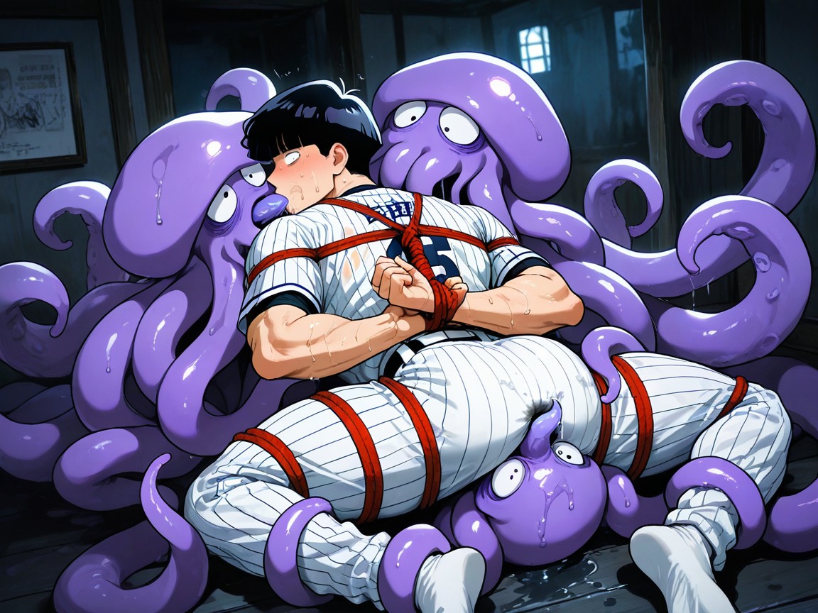 Wet, Kissing, Shigeo Kageyama Face Sitting On Kraken 게이 AI 포르노