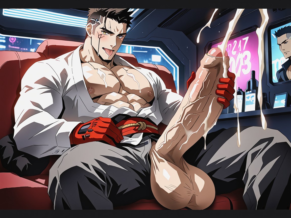 Fondling Massive Balls, Caught, Detailed KI Schwulenporno