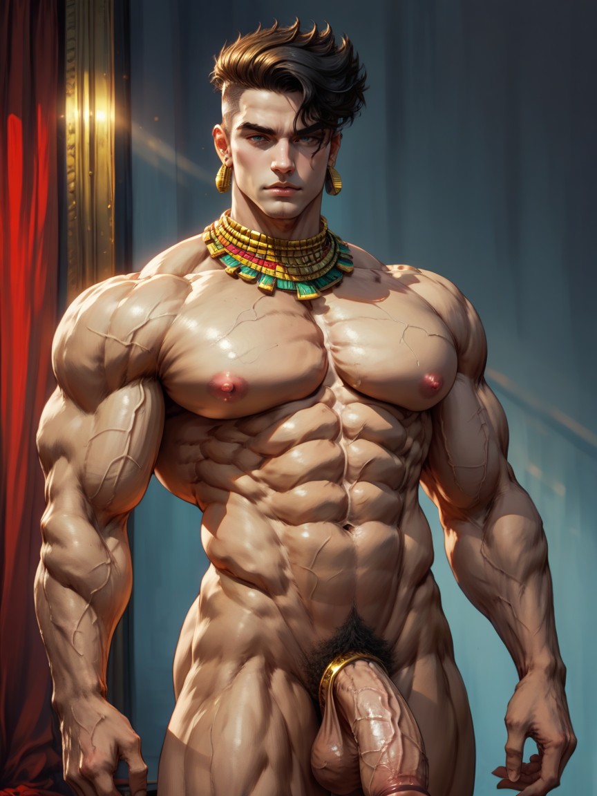 음경 링, Dynamic Angle, Squeezable 게이 AI 포르노