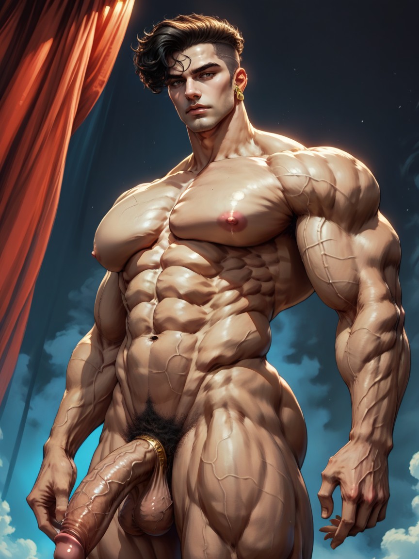 Orgasm, Muscles Surdimensionnés, Cutesexyrobutts Porno IA Gay