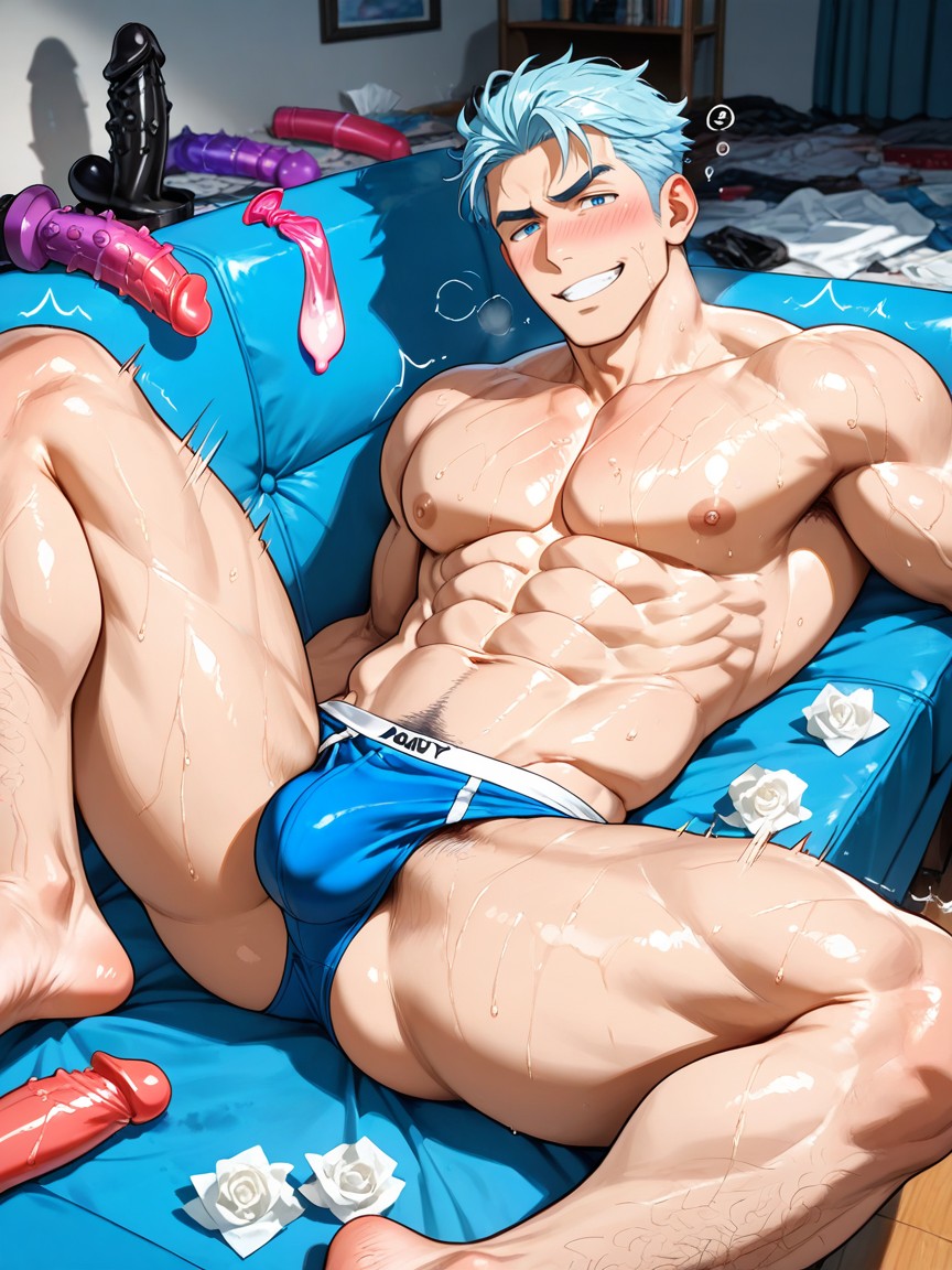 Dildos, 둥근 엉덩이, Show Feet 게이 AI 포르노