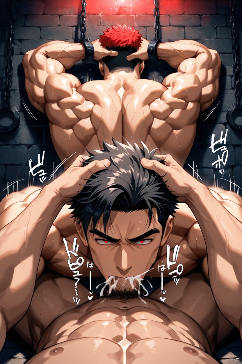 Extremely Muscular, Sound Effects, Topless KI Schwulenporno
