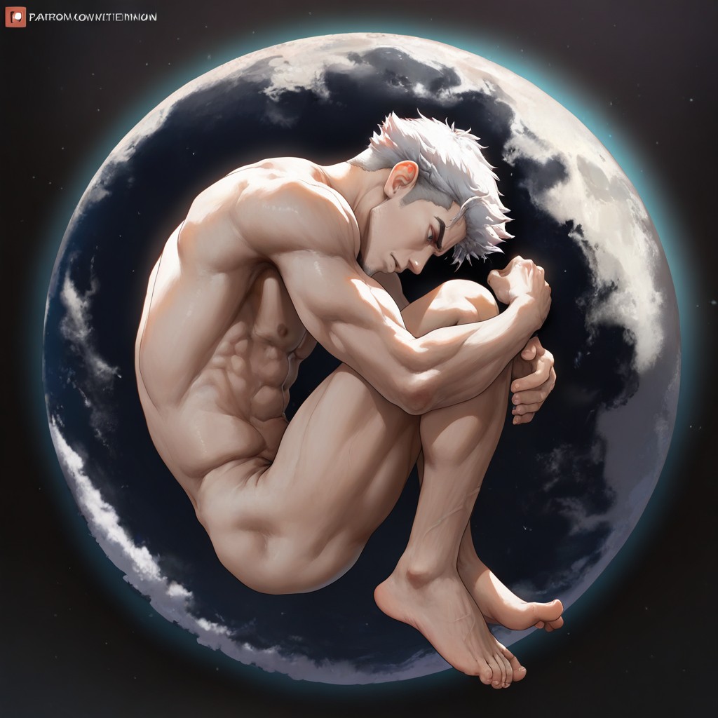 Man, Alone, No Gravity Porno IA Gay