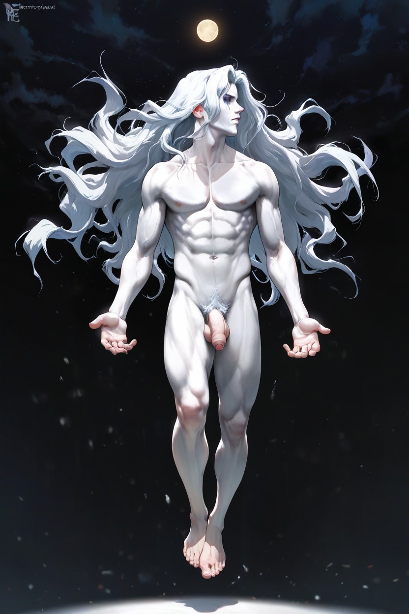 Hair Floating, Full Body Visible, Alone 게이 AI 포르노