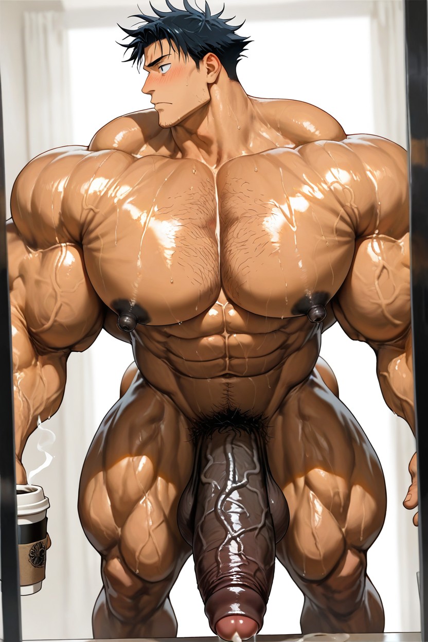 Detailed Face, Perspective, Bodybuilders AI Gay Porn