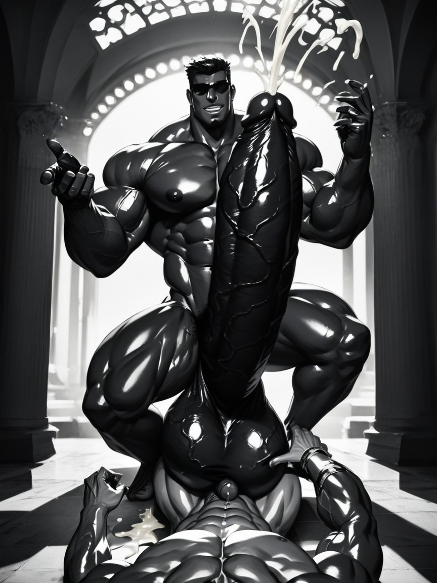 Hyper Giant Penis, Oversized Hyper Gigantic Veiny Penis, Hyper Extreme Cock Size Porno IA Gay