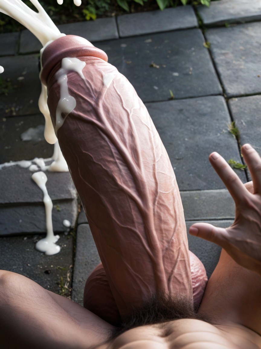 Cock Dripping Cum, Cock Growth, Pov Porno IA Gay