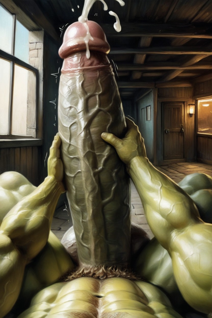 Hyper Extreme Cock Thickness, Solo Pov, Sous-vêtements Porno IA Gay