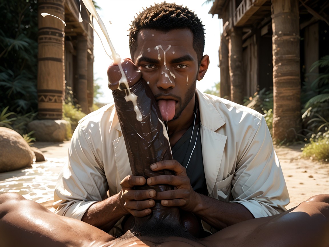 18+, African Penis Longer And Thicker Than Body, Gigantic Uncut African Hyper Cock ИИ гей порно