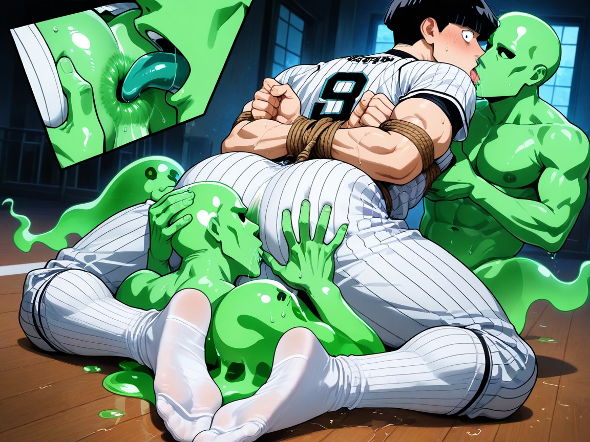 Baseball Spandex, Masculine, Legs Spread Porno gay IA