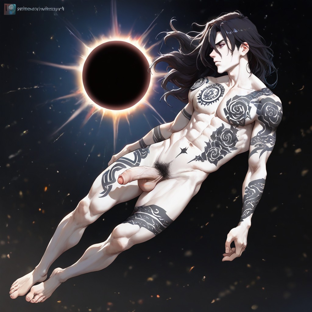 Masculine, Black Tattoos, Petit Cul Porno IA Gay