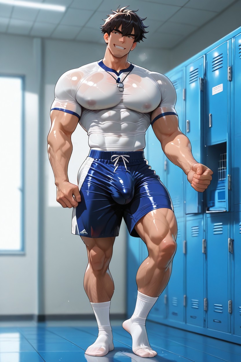18+, Arms, Big Penis Bulge AI同性戀黃片